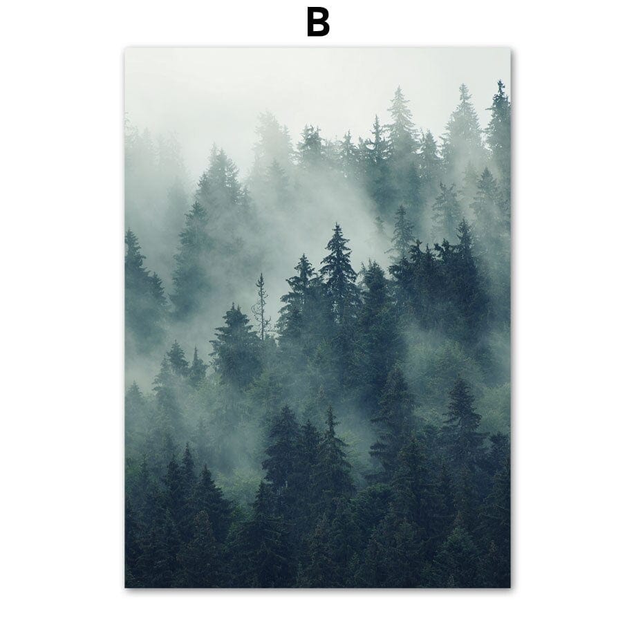 Arthia Designs - Foggy Montane Forest Canvas Art - Review