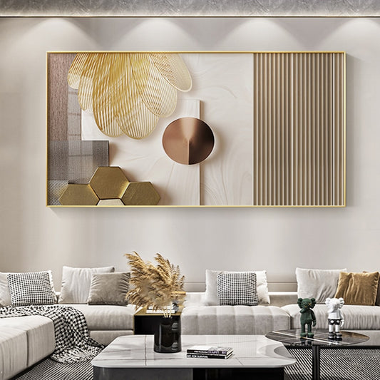 Arthia Designs - Luxury Modern Abstract Gold Canvas Art - Review