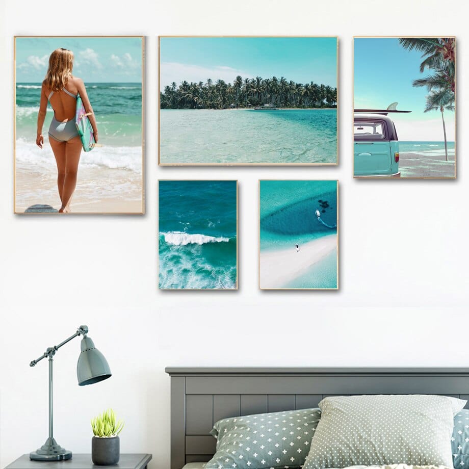 Arthia Designs - Island Wave Surfing Spot Canvas Art - Review