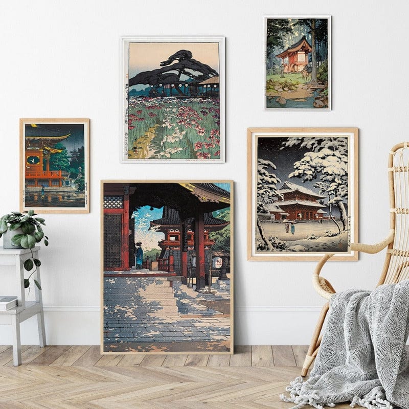 Arthia Designs - Vintage Japanese Temple Ukiyo-e Canvas Art - Review