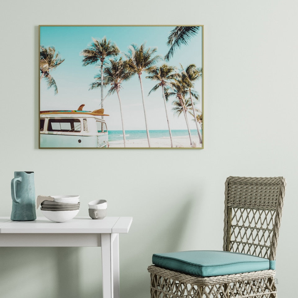 Arthia Designs - Tropical Beach Wave Canvas Art - Review