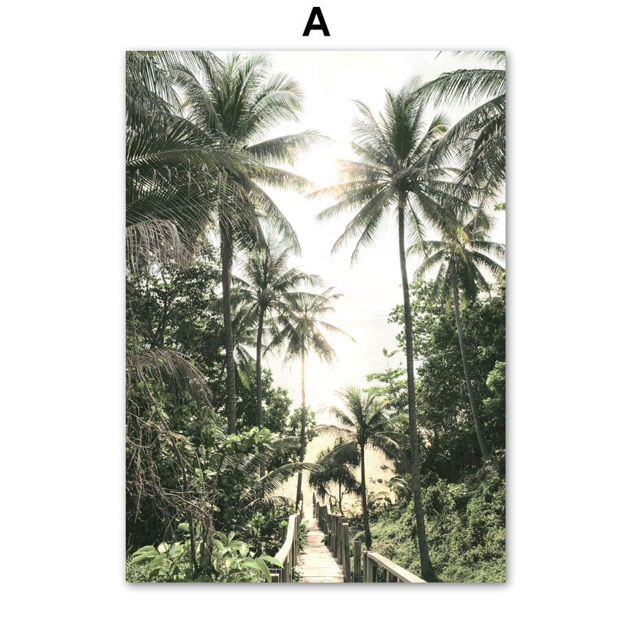 Arthia Designs - Bamboo Green Forest Beach Canvas Art - Review