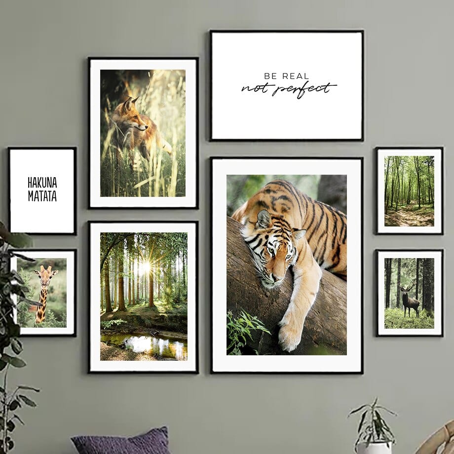 Arthia Designs - Nature Wild Forest Animal Canvas Art - Review