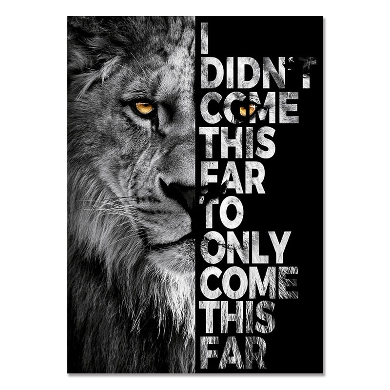 Arthia Designs - King Lion Motivational Canvas Art - Review