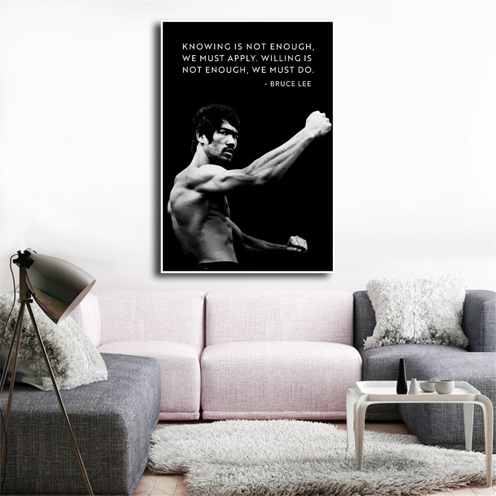 Arthia Designs - Bruce Lee Motivational Quote Canvas Art - Review