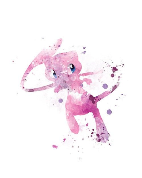 Arthia Designs - Funny Pokemon Watercolor Canvas Art - Review