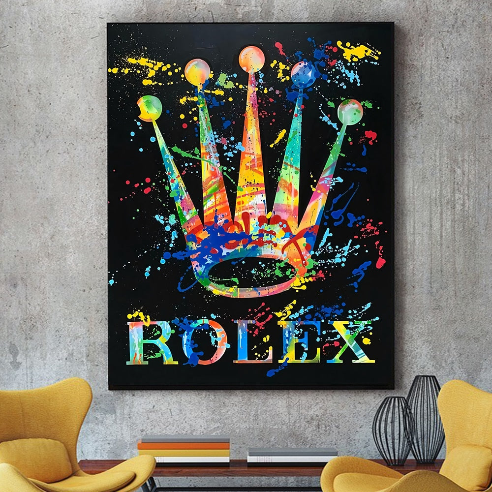 Arthia Designs - Luxury Rolex Graffiti Canvas Art - Review