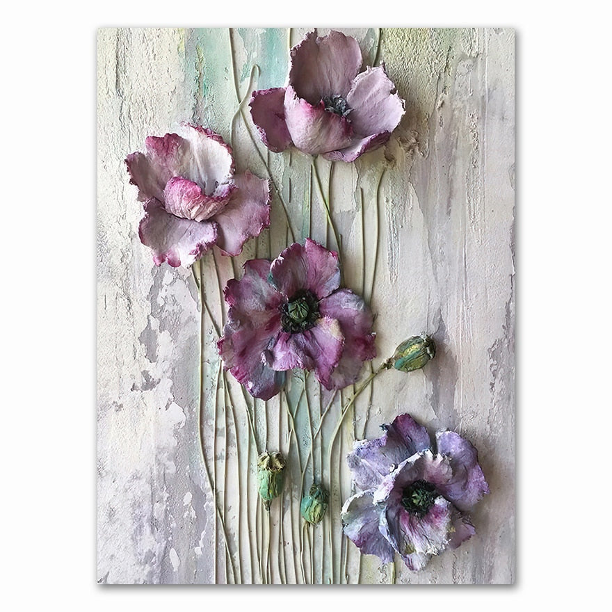 Arthia Designs - Aesthetic Scandinavian Flower Canvas Art - Review