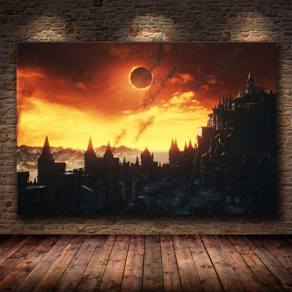 Arthia Designs - Classic Dark Souls 2 Canvas Art - Review