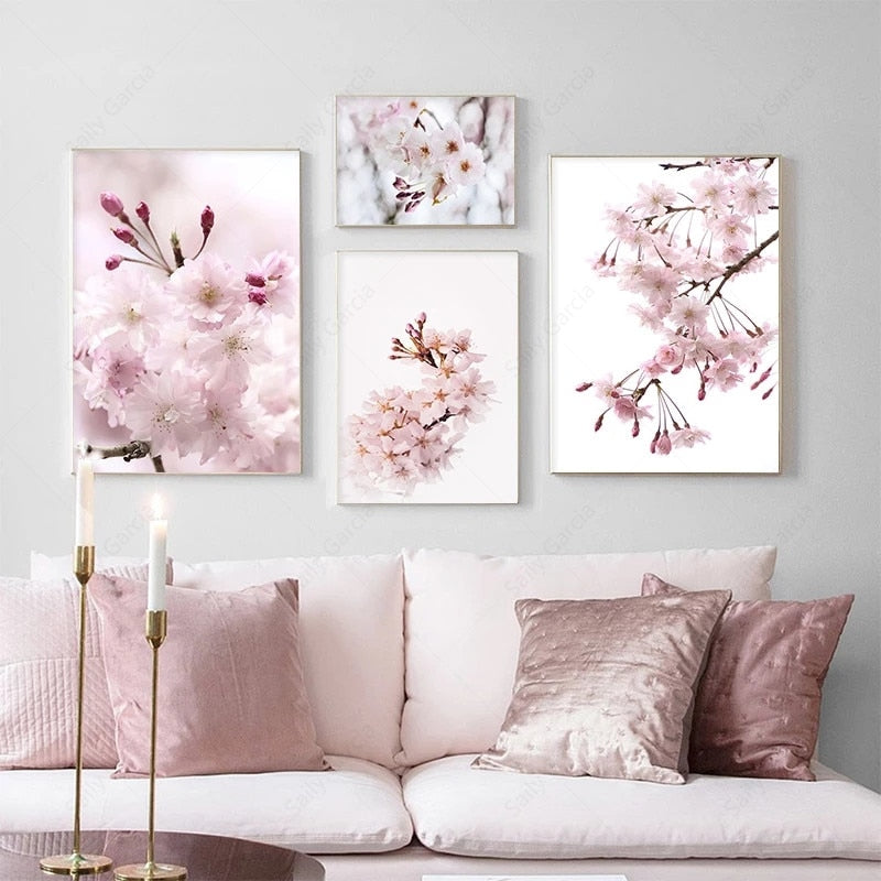 Arthia Designs - Japanese Pink Flower Scenery Canvas Art - Review