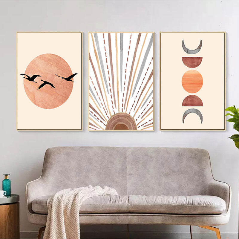 Arthia Designs - Abstract Brown Face Moon Canvas Art - Review