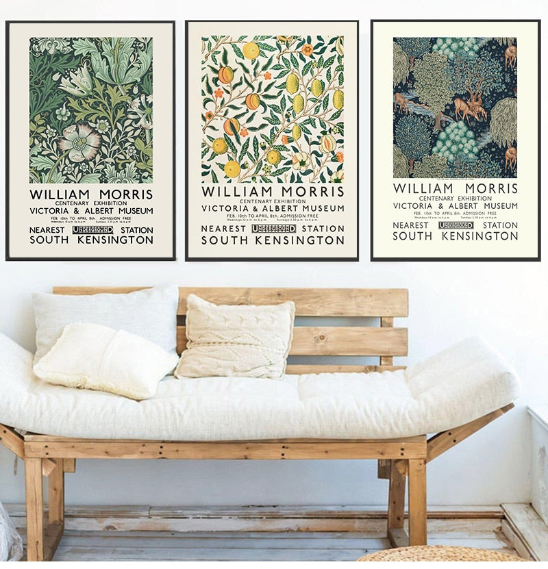 Arthia Designs - William Morris Museum Exhibition Poster Canvas Art - Review