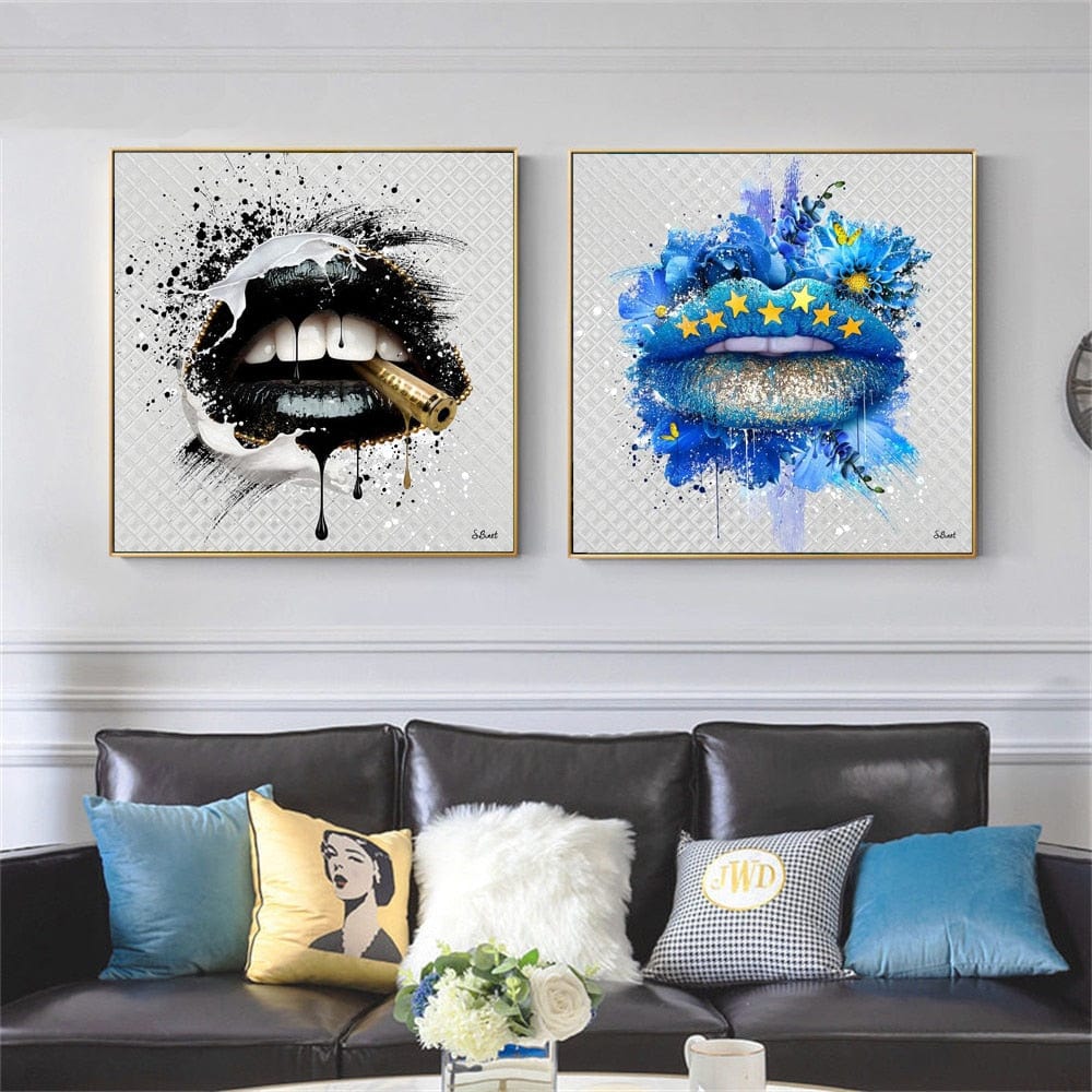 Arthia Designs - Exotic Sexy Lips Canvas Art - Review