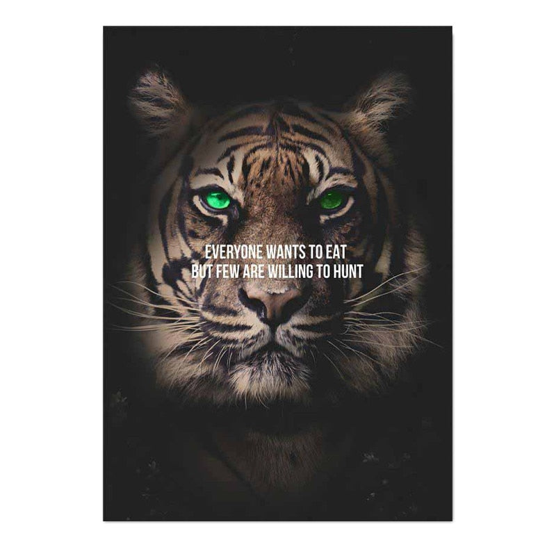 Arthia Designs - Never Give Up Animal Quotes Canvas Art - Review