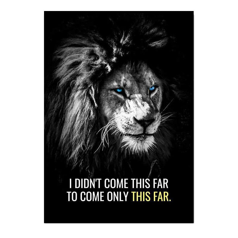 Arthia Designs - Never Give Up Animal Quotes Canvas Art - Review