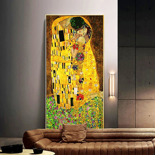 Arthia Designs - Gustav Klimt The Kiss Classical Canvas Art - Review