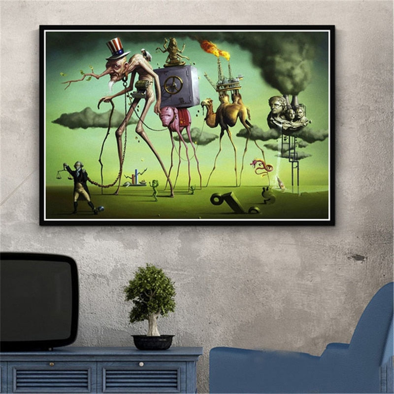 Arthia Designs - Salvador Dali Surrealism Canvas Art - Review