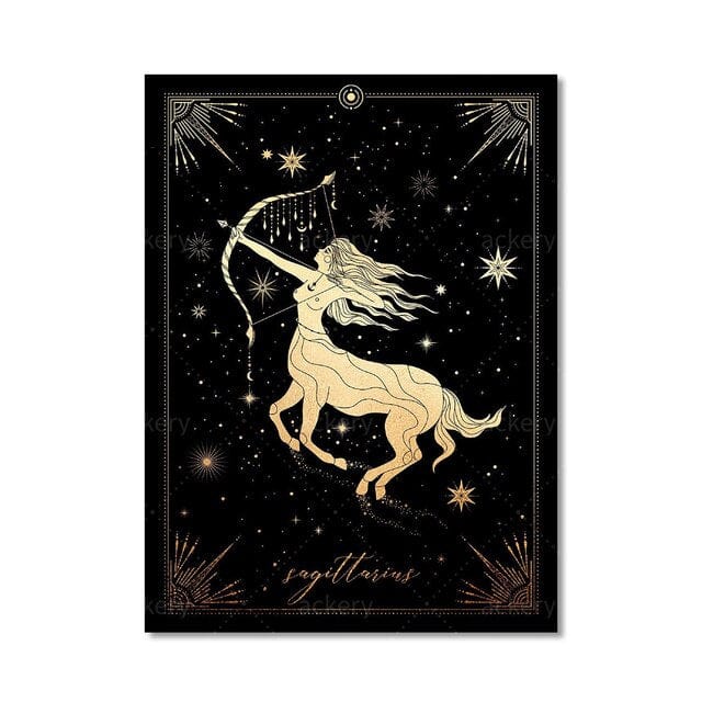 Arthia Designs - Twelve Constellation of the Zodiac Canvas Art - Review