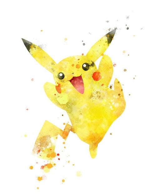 Arthia Designs - Funny Pokemon Watercolor Canvas Art - Review