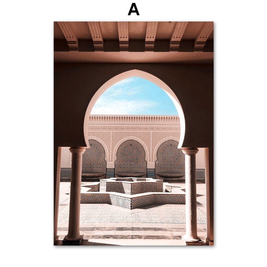 Arthia Designs - Morocco Ancient Palace Architecture Canvas Art - Review