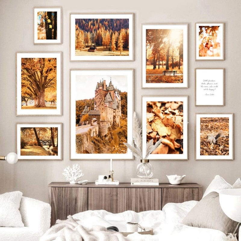 Arthia Designs - Autumn Forest Castle Canvas Art - Review