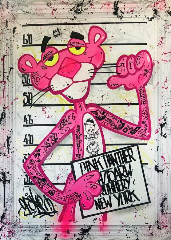 Arthia Designs - Fashion Pink Panther Graffiti Canvas Art - Review