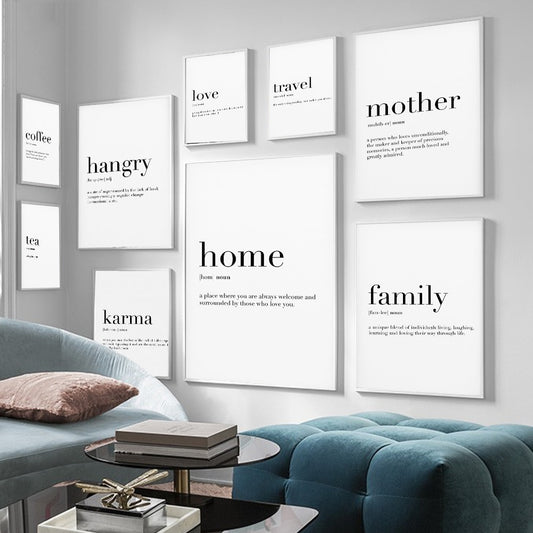 Arthia Designs - Lovely Family Home Quotes Canvas Art - Review