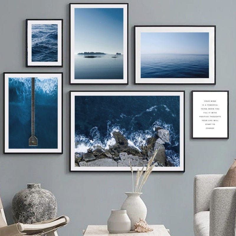 Arthia Designs - Blue Ocean Wave Canvas Art - Review