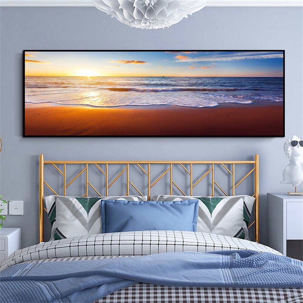 Arthia Designs - Sunset Beach Landscape Canvas Art - Review