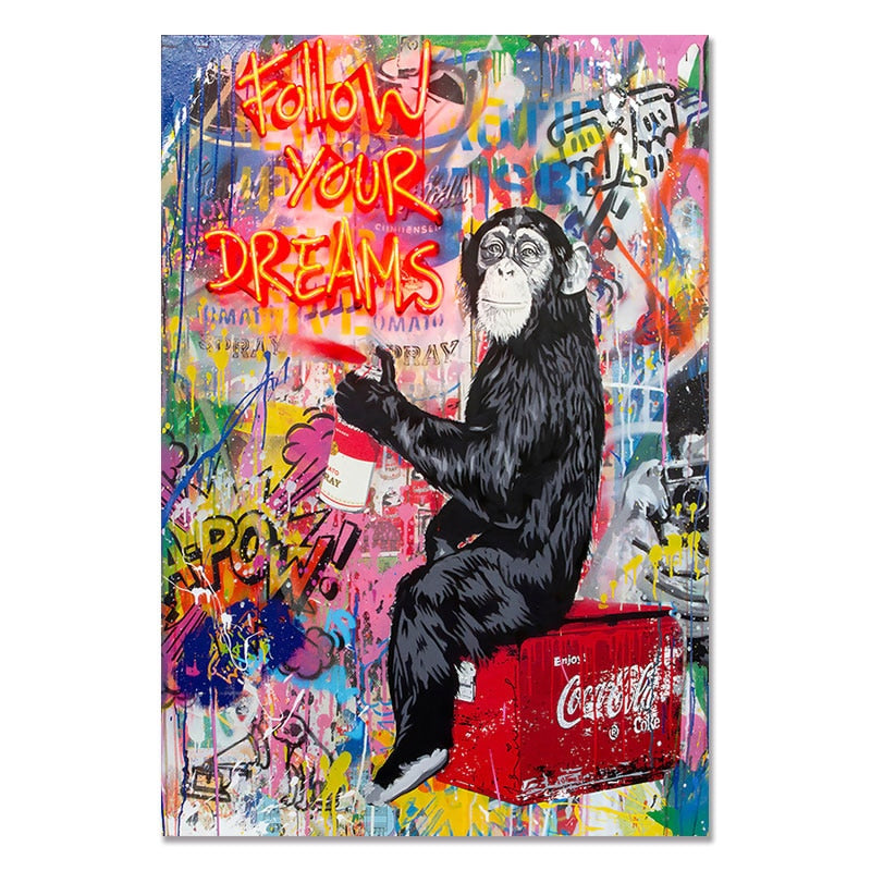 Arthia Designs - Banksy Street Graffiti Collage Canvas Art - Review