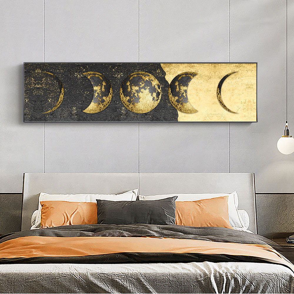 Arthia Designs - Golden Moon Phase Canvas Art - Review