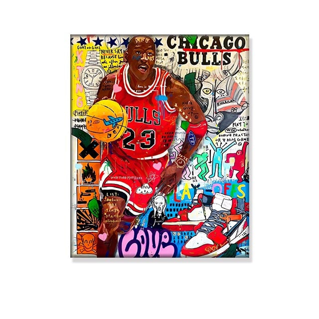 Arthia Designs - Street Basketball Player Graffiti Canvas Art - Review