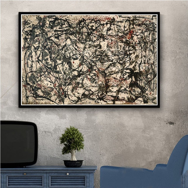 Arthia Designs - Jackson Pollock Abstract Graffiti Canvas Art - Review