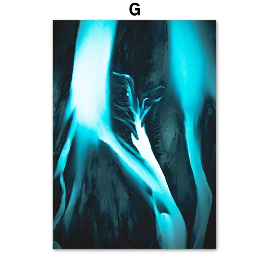 Arthia Designs - Blue Glacier Ocean Canvas Art - Review