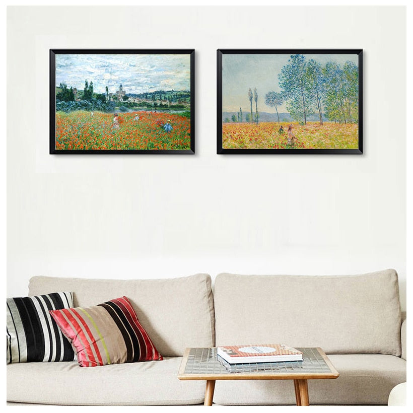 Arthia Designs - Impressionism Poppy Fields Canvas Art - Review