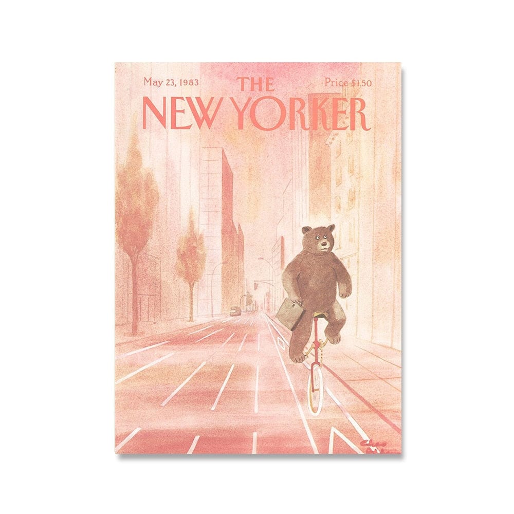 Arthia Designs - The New Yorker Vintage Magazine Canvas Art - Review