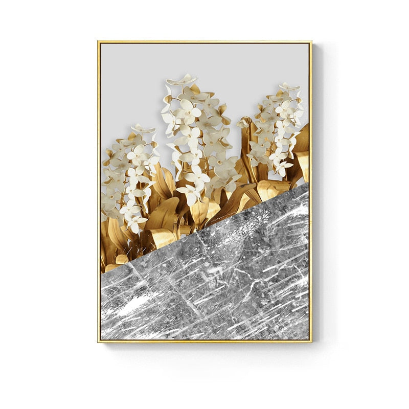 Arthia Designs - Abstract Golden Leaf Canvas Art - Review