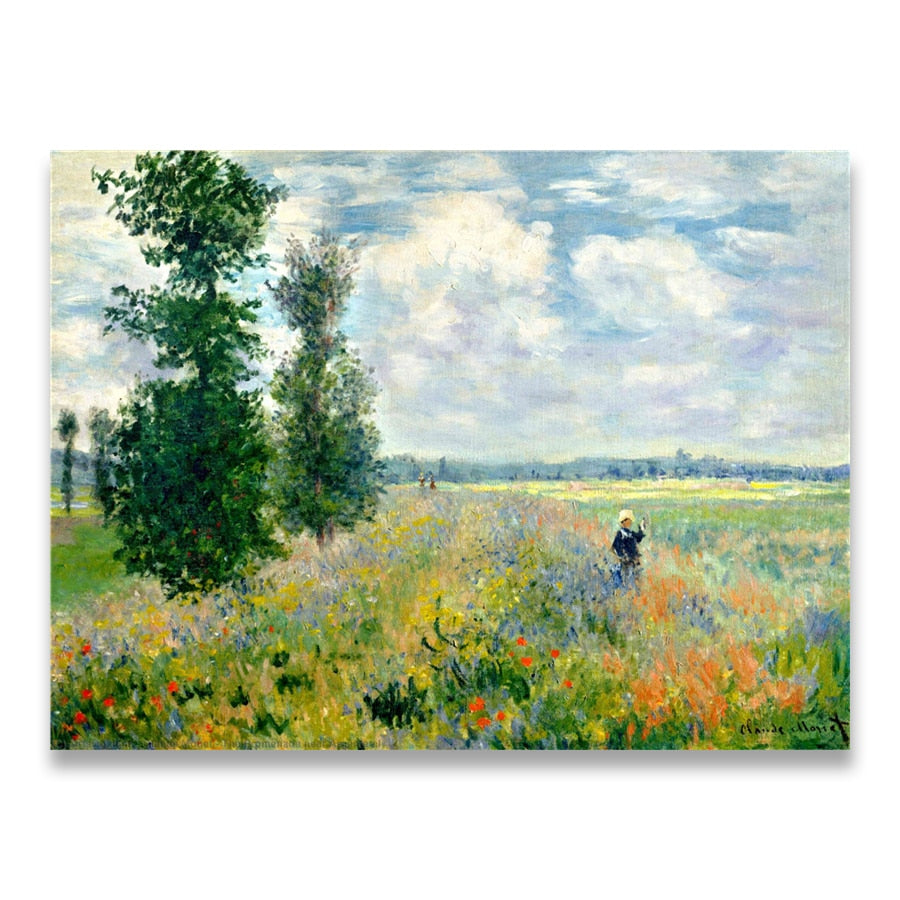 Arthia Designs - Impressionism Poppy Fields Canvas Art - Review