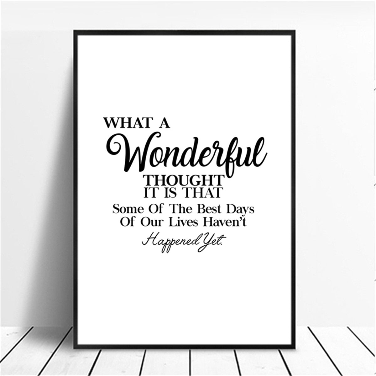 Arthia Designs - Minimalist Black and White Quotes Canvas Art - Review