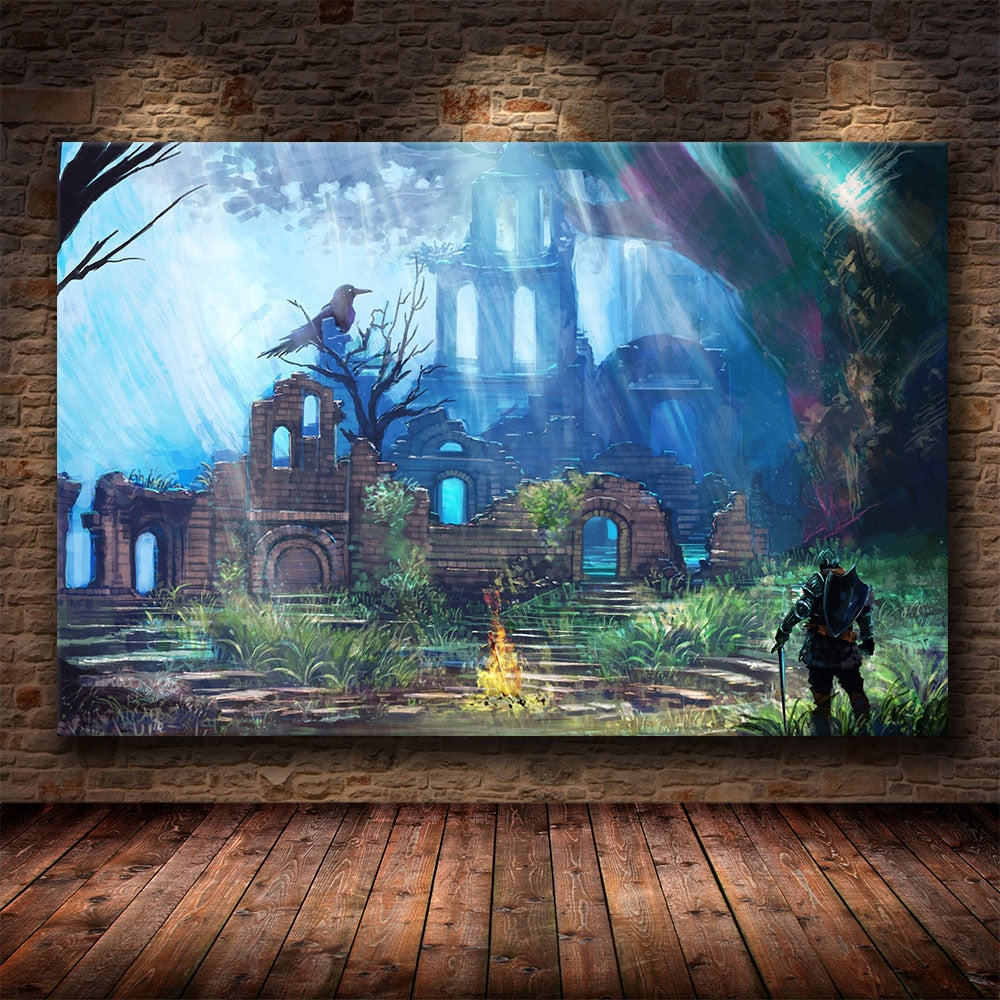 Arthia Designs - Classic Dark Souls 2 Canvas Art - Review