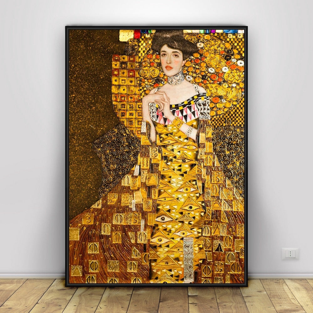 Arthia Designs - The Kiss Abstract Gustav Klimt Canvas Art - Review