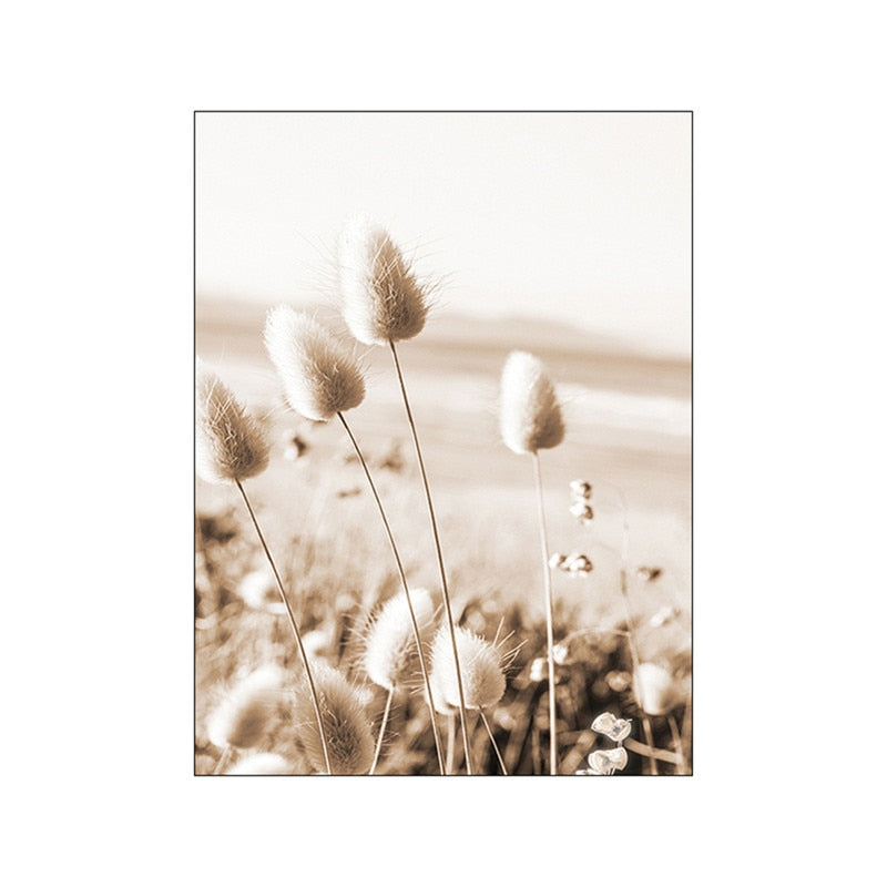 Arthia Designs - Nordic Brown Dandelion Landscape Canvas Art - Review