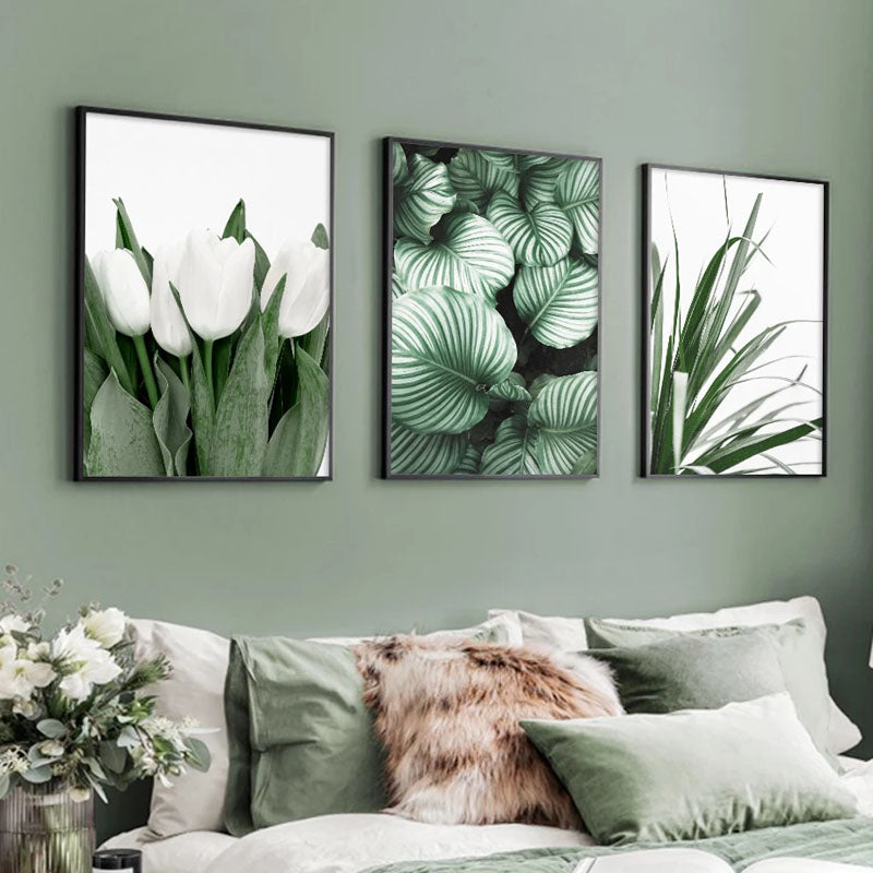 Arthia Designs - Green Orchid Flowers Canvas Art - Review