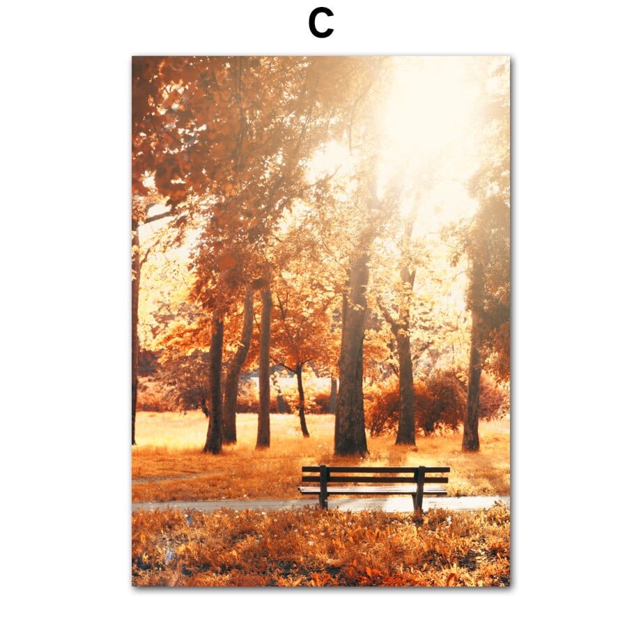 Arthia Designs - Autumn Forest Castle Canvas Art - Review