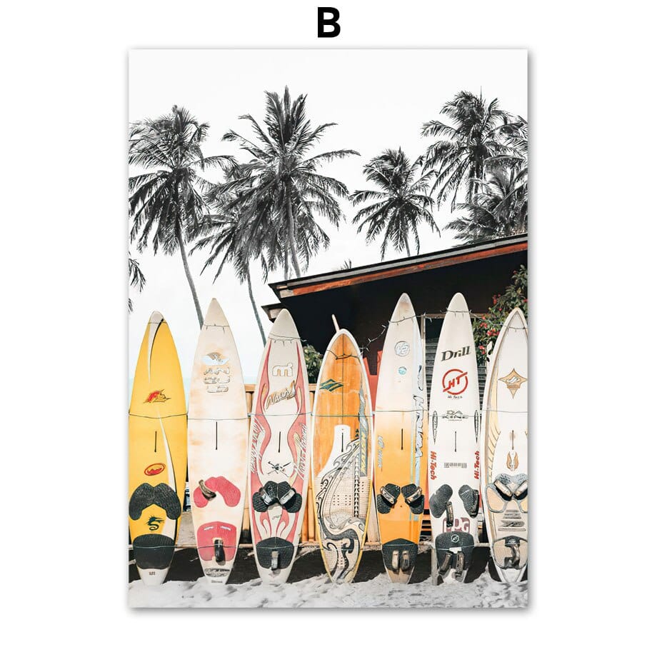 Arthia Designs - Beach Sunny Surfing Day Canvas Art - Review