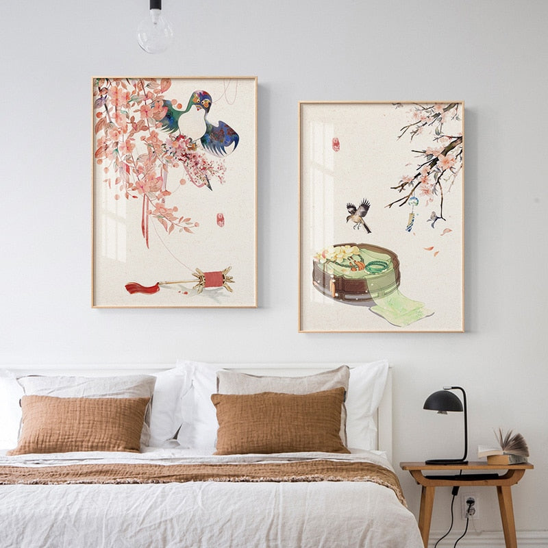 Arthia Designs - Vintage Chinese Ink Painting Canvas Art - Review