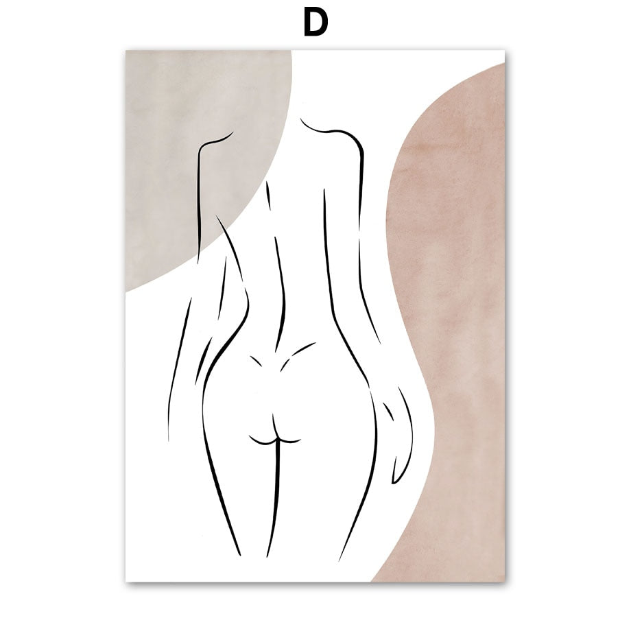 Arthia Designs - Abstract One-Line Love Lady Canvas Art - Review