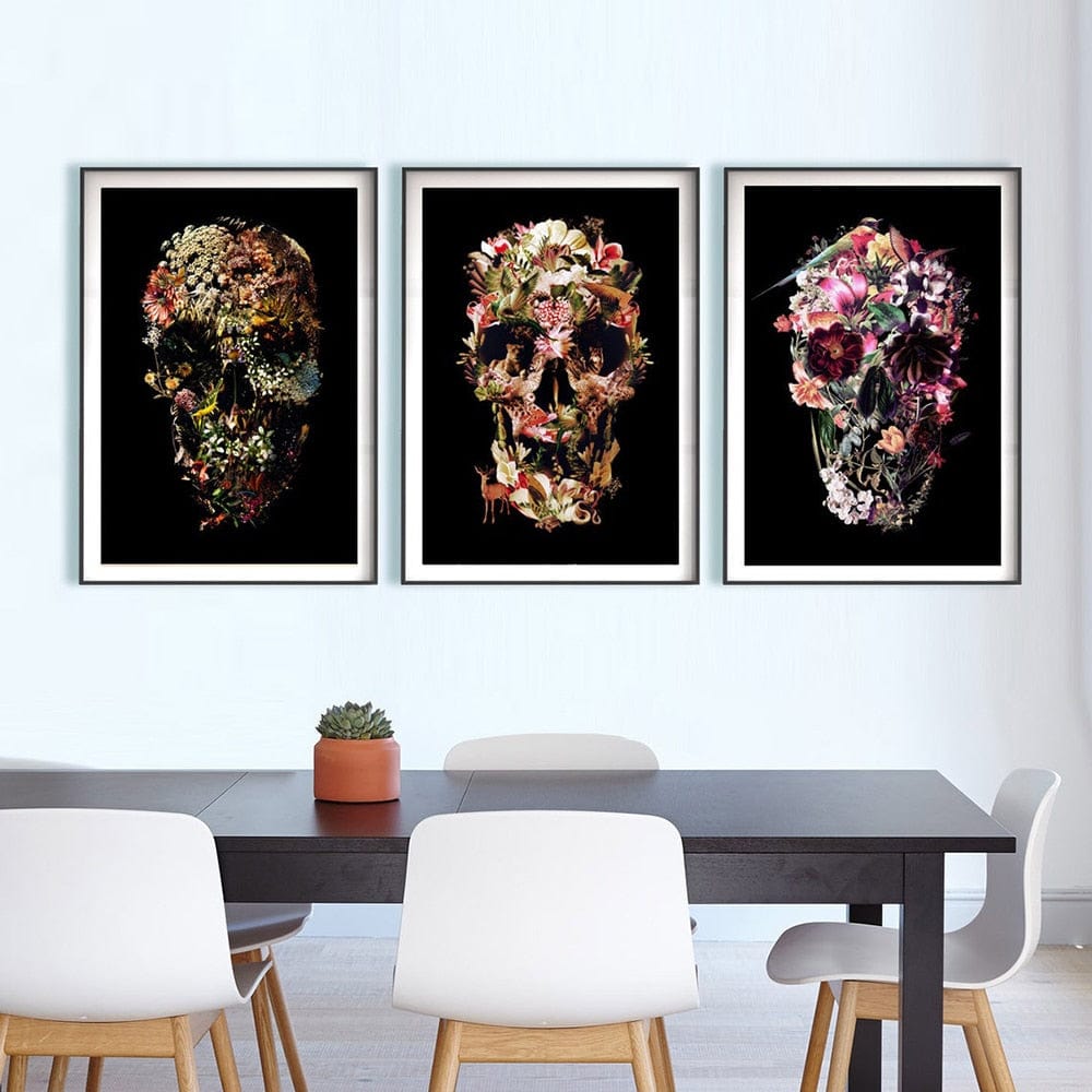 Arthia Designs - Flower Skull Canvas Art - Review