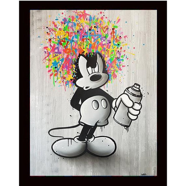 Arthia Designs - Graffiti Disney Mickey Mouse Canvas Art - Review