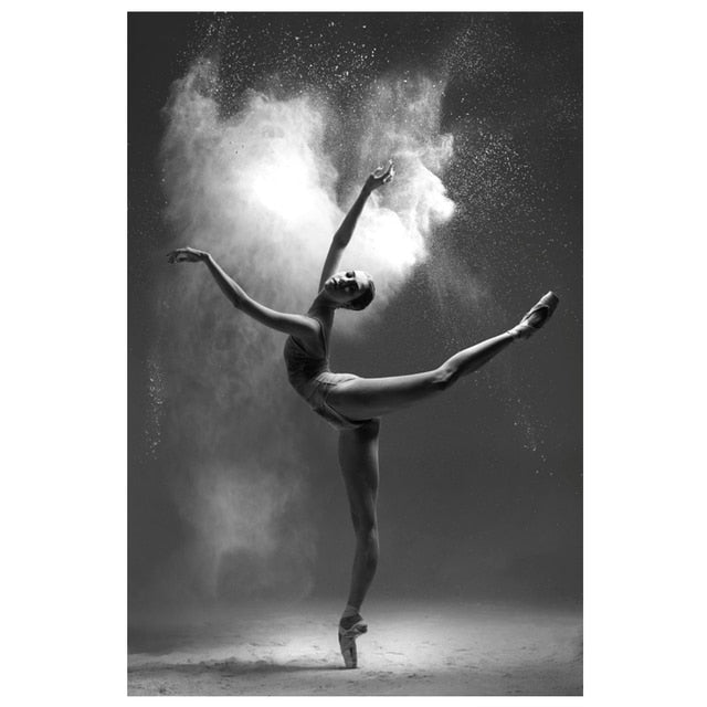 Arthia Designs - Black & White Ballet Dancer Canvas Art - Review